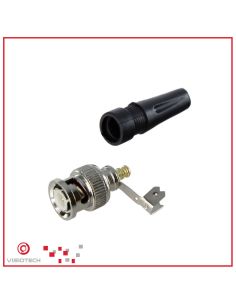 Safire - Connettore Bnc Maschio Peravvitare - Valido Per Qualsiasi Tipo