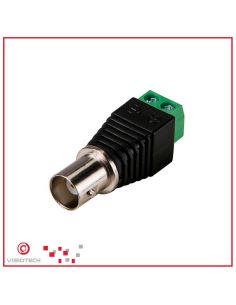 Safire - Connettore Bnc Femmina Conuscita  - Da 2 Terminali - 1 Unità