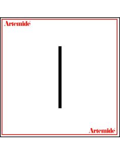 Artemide Alphabet Of Light Lampada Da Parete 'L' Lowercase E Solo Supporto