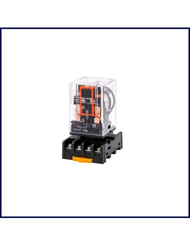 Rele' Octal Bobina 12V Dc 10A