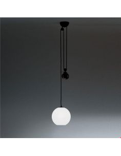 Lampada Artemide Aggregato Solo Diffusore Sfera 400 Opalino Bianco 2