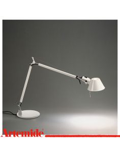 Tolomeo Da Tavolo Bianca Completa Con Base Diametro 23Cm