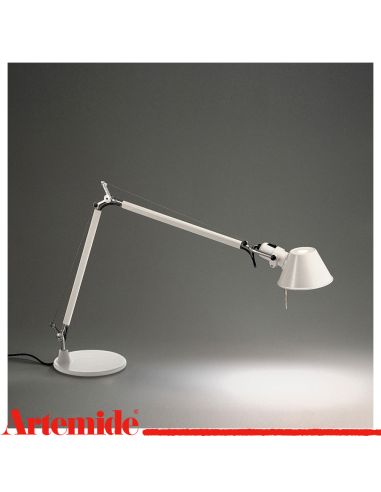 Tolomeo Da Tavolo Bianca Completa Con Base Diametro 23Cm