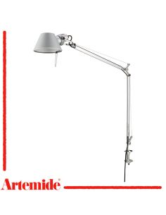 Artemide Tolomeo Da Tavolo Colore Alluminio Lampada Con Morsetto
