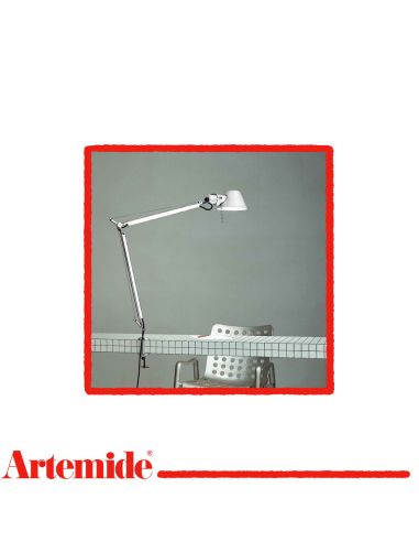 Artemide Tolomeo Tavolo Bianca Completa Di Morsetto