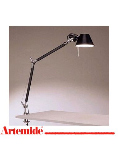 Artemide Tolomeo Lampada Da Tavolo Nera Con Morsetto Scrivania
