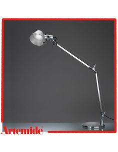 Tolomeo Lampada Tavolo Led Alluminio3000k Con Base 23Cm