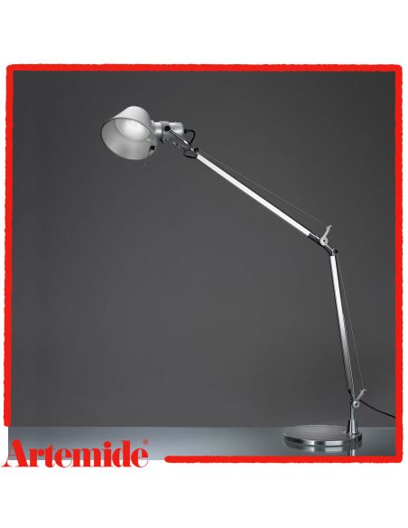Tolomeo Lampada Tavolo Led Alluminio3000k Con Base 23Cm