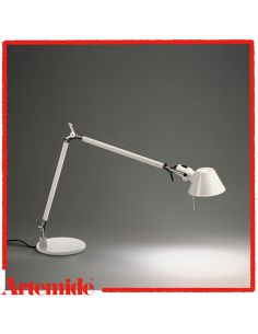 Artemide Tolomeo Mini Bianca Completa Di Base Tavolo 20Cm
