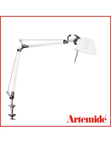 Artemide Tolomeo Mini Bianca Con Morsetto Per Scrivania