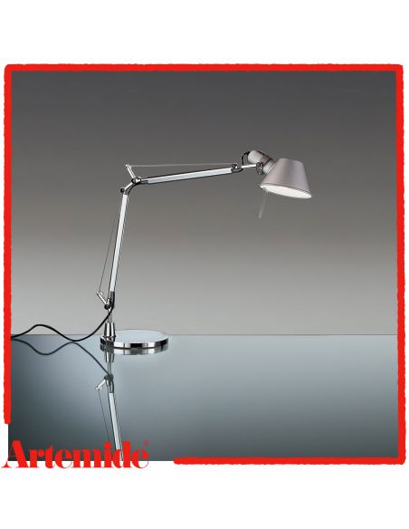 Artemide Tolomeo Mini Led 2700K In Alluminio Con Base Diametro 20Cm