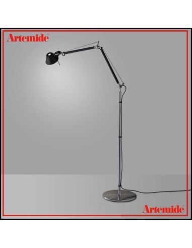 Artemide Tolomeo Terra Nera Completacon Sostegno Scorrevole