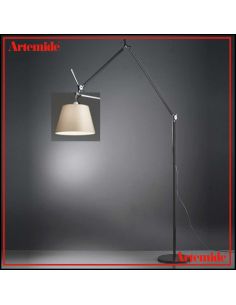 Tolomeo Mega Terra Nera Con Diffusore Pergamena 360Mm On/Off Artemide