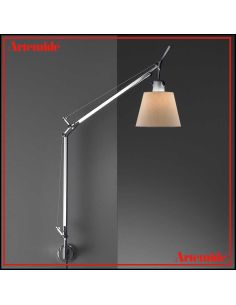 Artemide Tolomeo Basculante Parete Con Diffusore Pergamena Da 180Mm