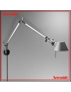 Artemide Tolomeo Mini Parete Alluminio Lampada Completa A005310
