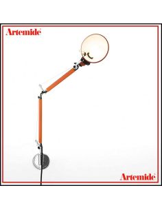 Artemide Tolomeo Micro Parete Arancione Anodizzato A010960