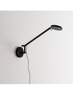 Artemide Demetra Micro Led Lampada Da Parete Nero Opaco