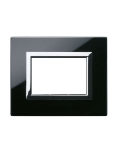 Placca Vera44 Vetro Nero Assolut 3M