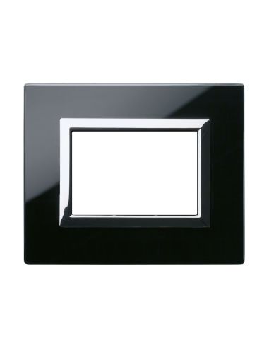 Placca Vera44 Vetro Nero Assolut 3M