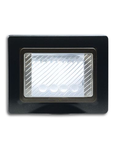 Placca Ip55 Nera Membrana    S44 3M