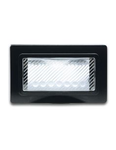 Placca Ip55 Nera Membrana    S44 4M