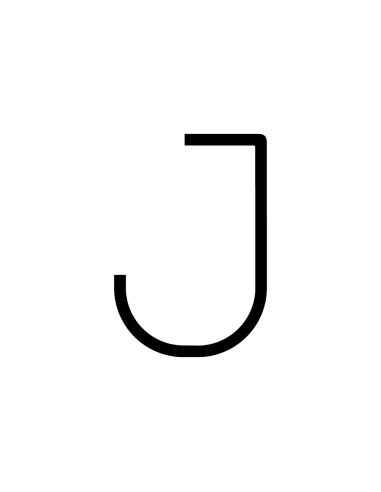 Artemide Alphabet Of Light Lampada Da Parete 'J' Uppercase