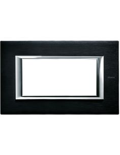 Axolute - Placca 4P Antracite Spazzolato