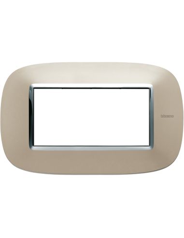 Axolute - Placca 4P Titanio Chiaro