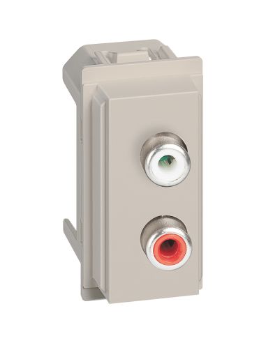 L.Now - Modulo Doppio Rca Sabbia