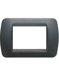 Living Int.- Placca 3P Plastica Acciaio S.