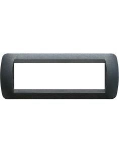 Living Int.- Placca 7P Plastica Acciaio S.