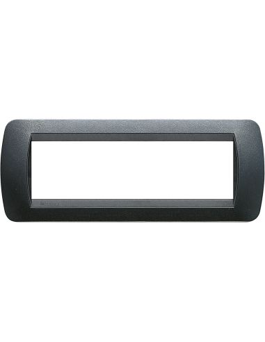 Living Int.- Placca 7P Plastica Acciaio S.