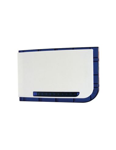 Sirena Da Esterno Bianca Con Flash Blu. Soluzione Versatile. Sirena Di A