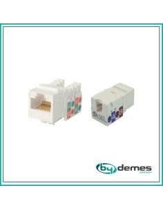 Modulo Connettore Keystone Rj45 Femmina Categoia 5E.