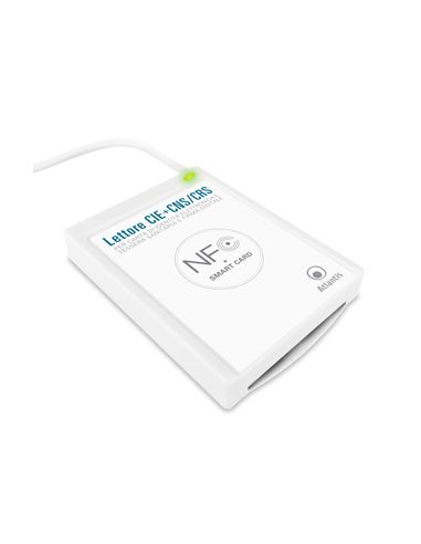 Lettore Atlantis P005-Cied331c Combo Cie 3.0  Smart Card Usb Nfc Per Carta Identità Elettronica Italiana Cie 3.0 Cns/Crs/Ts