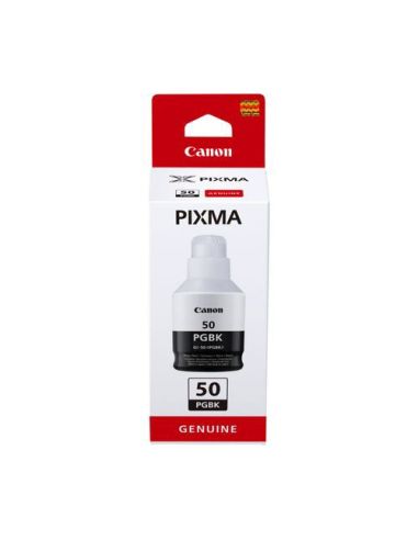 Ink Canon Gi-50 Pgbk Nero Flacone Da 170Ml Capacità 6.000Pp X Pixma G6050 G5050 Gm2050 G7050 Gm4050
