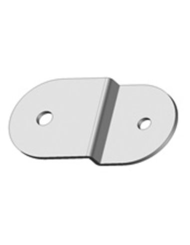 Staffa A Z Per  Fissaggio A Pavimento Tavoli Gamba Metallo A T, Consigliato N .4 Per Tavolo Dim.9X5x1,3