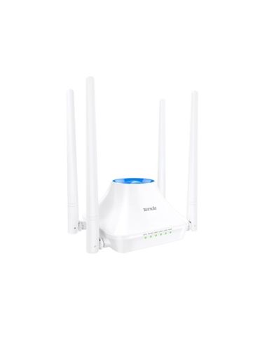 Router Tenda F6 Wireless-N Broadband 300M 1P Wan 3P Lan 10/100M, 4 Antenne Fisse 5Dbi 2.4Ghz
