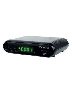 Decoder Bravo Dec-X2 Digitale Terrestre Dvbt/Dvbt2 Hd Mpeg-4/H.264, Hevc/H.265, 1080P, Lcn, Epg - Cavo Hdmi