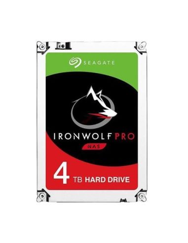 Hd Seagate  Iron Wolf Pro Sata3 4Tb 3.5 7200 Rpm  128Mb Cache 24X7 - Nas Hdd - St4000ne001- Gar. 5 Anni/2Y Servizio Rescue