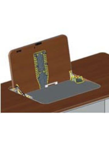 Pannello Apribile Per  Tavolo Multimediale  (Escluso Complementi Ed Accessori) Dim.61X42x1,8