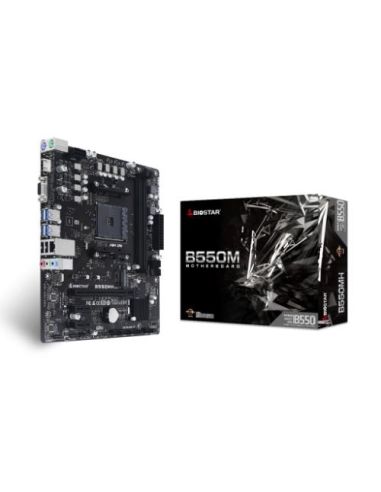 Mb Biostar Amd B550mh B550 Am4 2Ddr4 VgaHdmi Pcie, 4*Sata,M.2 Matx