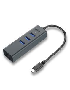 Hub Usb-C I-Tec C31metalg3hub 3 Porte Usb 3.0  Gigabit Ethernet Adapter