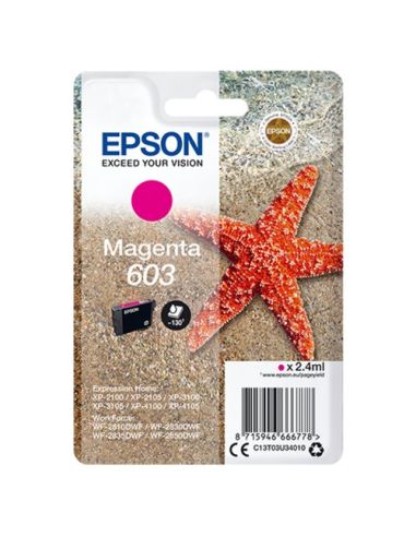 Ink Epson C13t03u34010 Magenta Stella Marina X Wf-2820Dwf Wf-2840Dwf Wf-2870Dwf Xp-2150 Xp-3150 Xp-4150