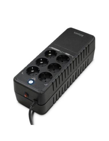 Ups Atlantis A03-Ps1000 Workstation 1000Va(500W)Tecn Stepwave Off Line V.Out 200-243Vac 6P Schuko Di Cui 3 In Backup E 3 In Pro