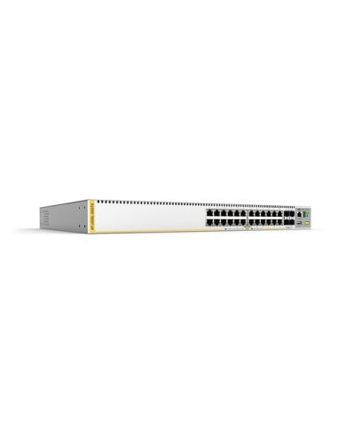 Switch Allied Telesis L3 Stackable Switch 24X 10/100/1000-T 4X Sfp Ports And Dual Fixed Psu, Eu Power Cord - At-X530l-28Gtx