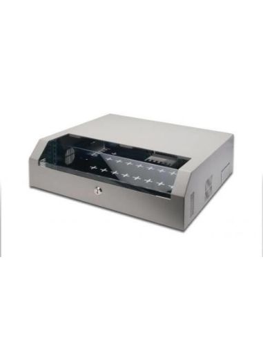 Armadio 5 Unita' Da Muro 19 Slim Line Colore Grigio Chiaro (A)14 X (L) 50 X (P)48 Cm.