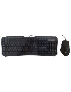 Kit Gamer Atlantis P013-K207mk-U Tastiera UsbMouse Ottico Usb6 Tasti Multimediali6 Tasti Internet