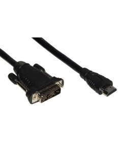 Cavo Adattatore M/M Hdmi A Dvi-D Link  Da Hdmi 19Poli A Dvi-D 181 Poli 4Kx2k 2Mt
