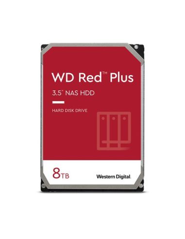 Hd Wd Sata3 8Tb 3.5 Red Plus Intellipower  256Mb Cache 24X7 - Nas Hard Drive - Wd80efzz